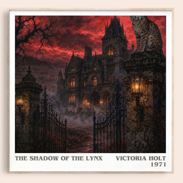 The Shadow of the Lynx Literary Art Print by Victoria Holt