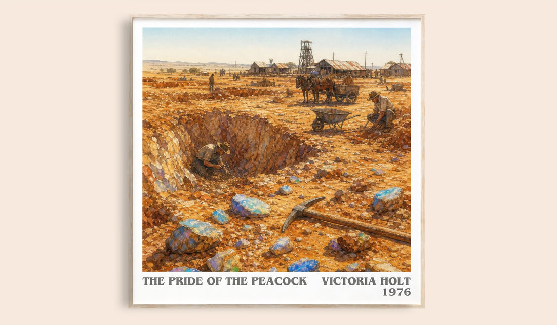 The Pride of the Peacock literary book poster by Victoria Holt – framed literary art print