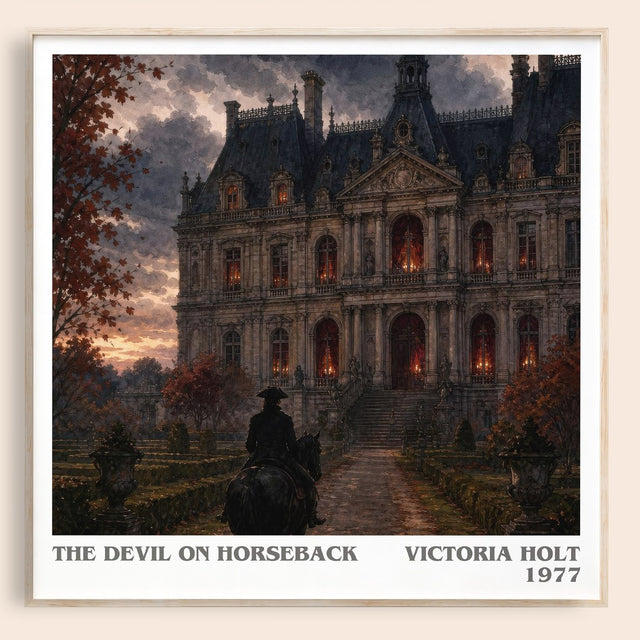 The Devil on Horseback Literary Art Print by Victoria Holt