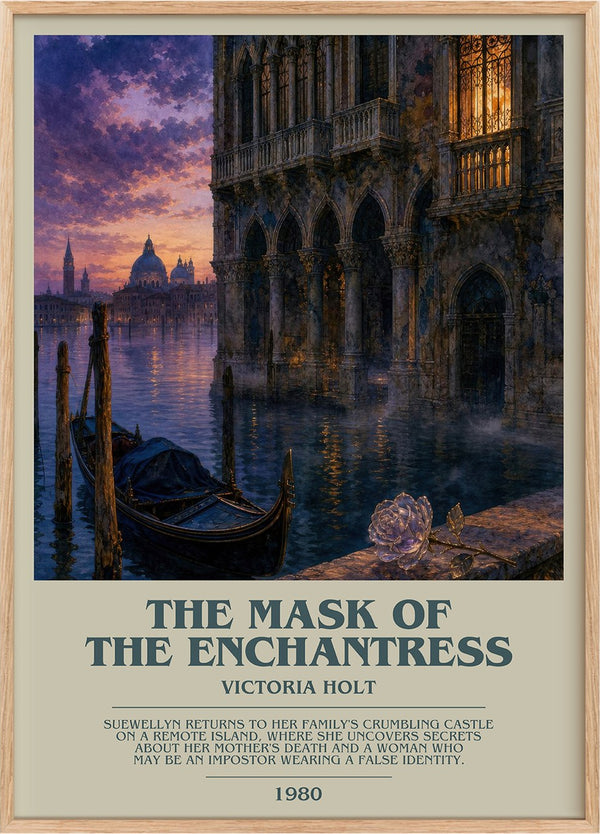 The Mask of the Enchantress Bookish Wall Art by Victoria Holt
