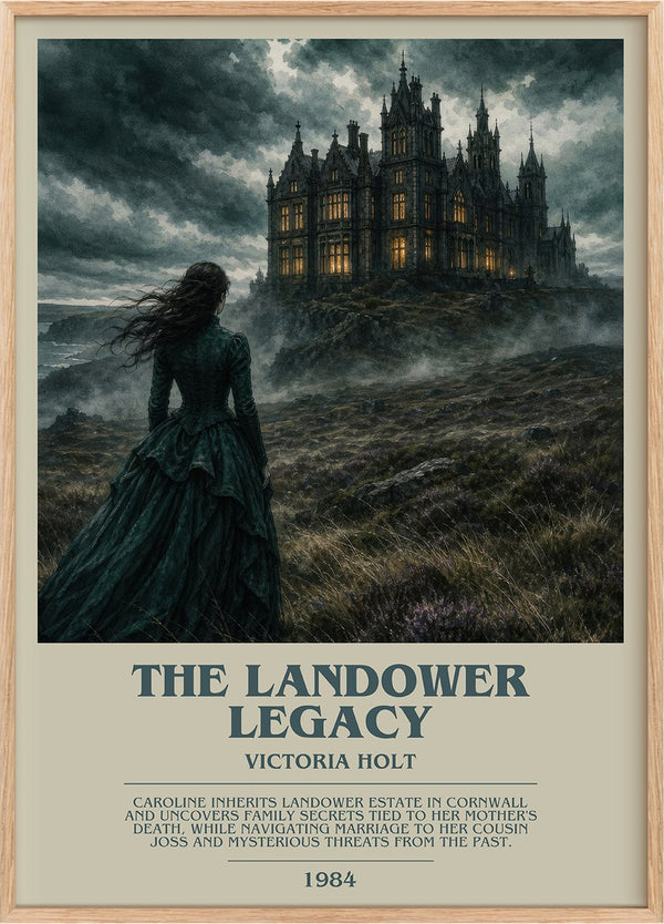 The Landower Legacy Bookish Wall Art by Victoria Holt