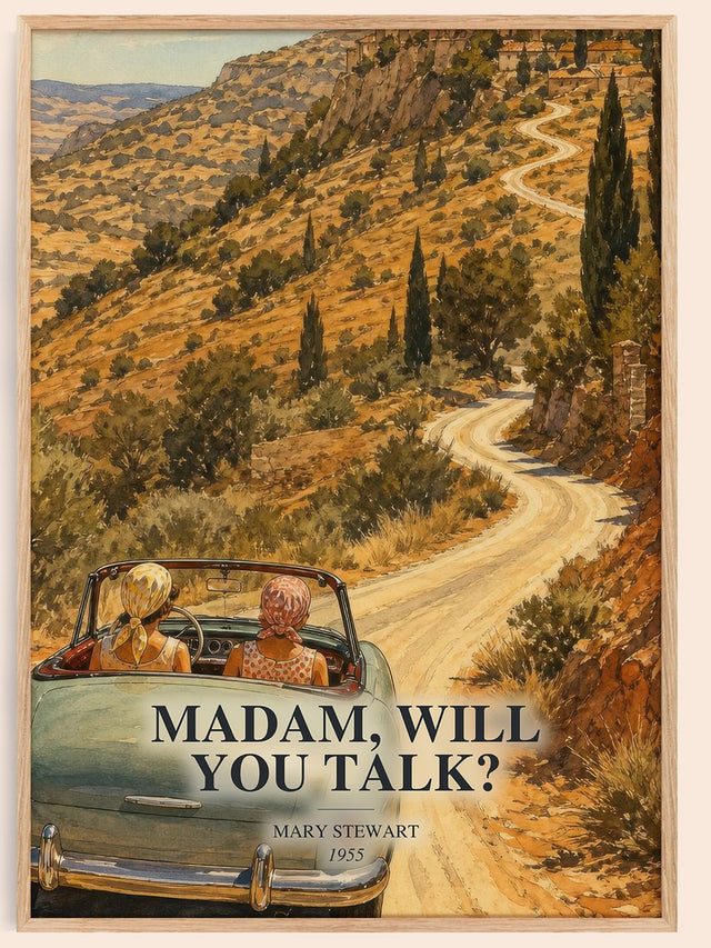 Madam, Will You Talk? Book Watercolour Illustration by Mary Stewart