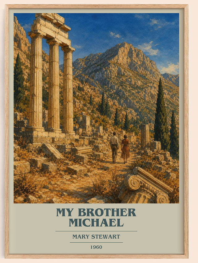 My Brother Michael Book Cover Poster by Mary Stewart