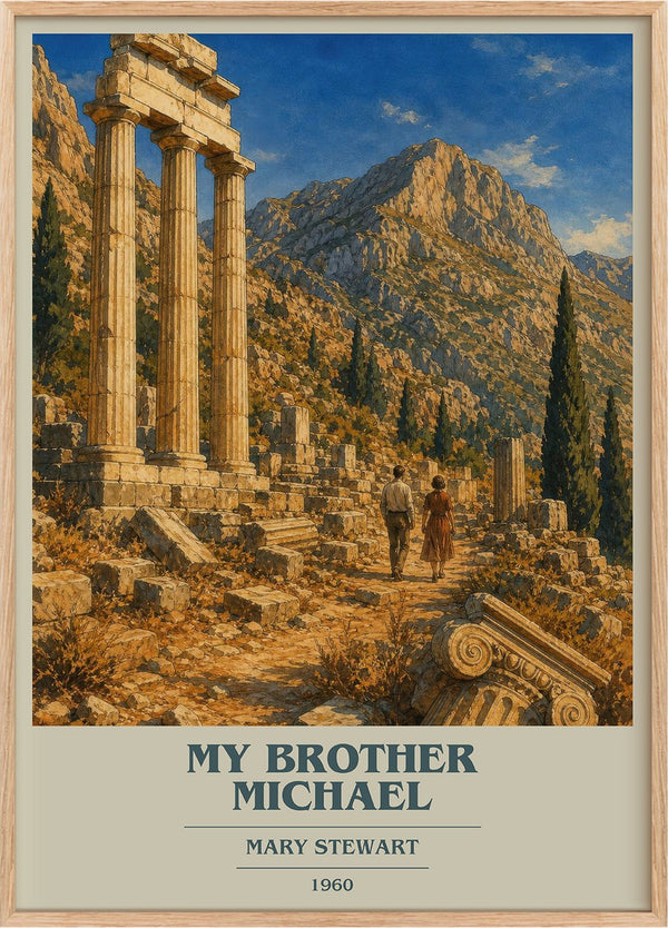 My Brother Michael Book Cover Poster by Mary Stewart