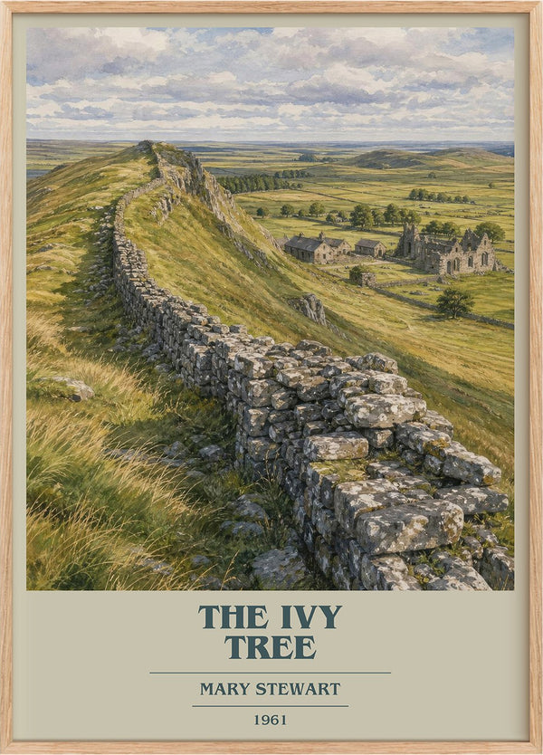 The Ivy Tree Book Cover Poster by Mary Stewart