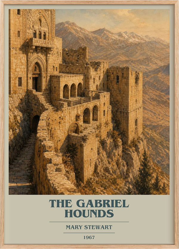 The Gabriel Hounds Book Cover Poster by Mary Stewart