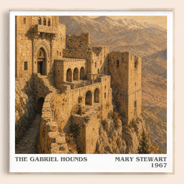 The Gabriel Hounds Literary Art Print by Mary Stewart