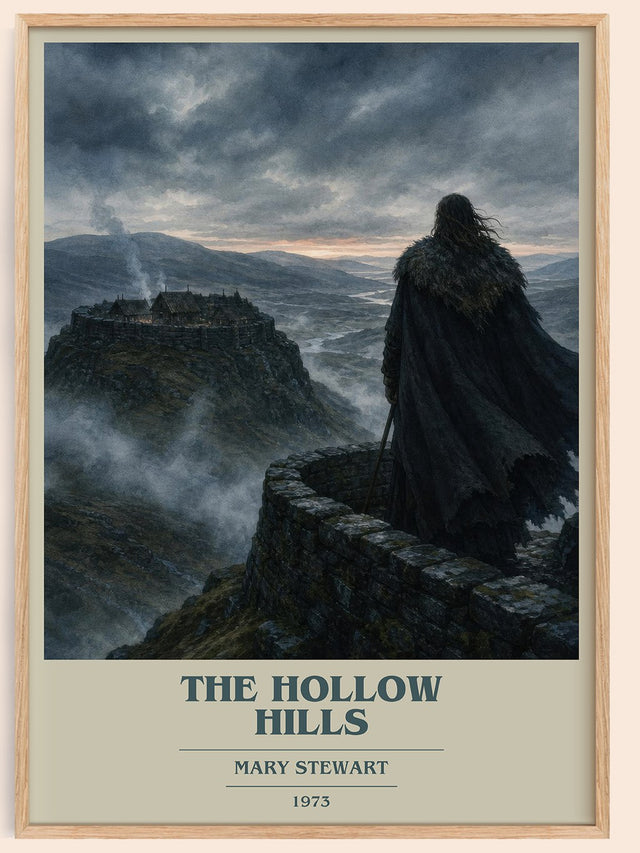 The Hollow Hills Book Cover Poster by Mary Stewart
