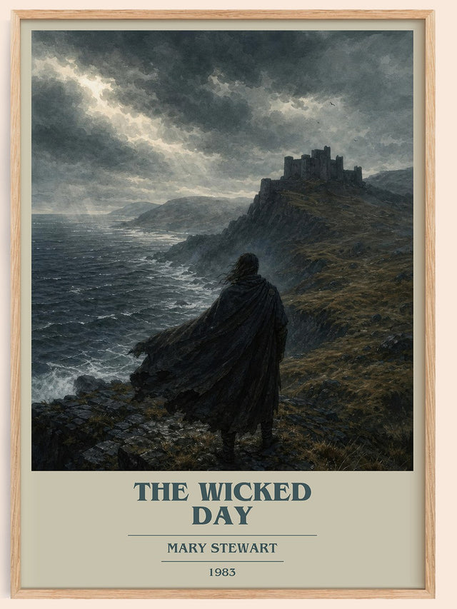 The Wicked Day Book Cover Poster by Mary Stewart