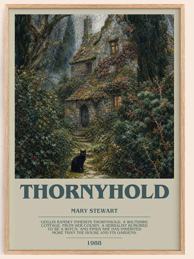Thornyhold Bookish Wall Art by Mary Stewart