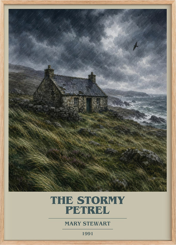 The Stormy Petrel Book Cover Poster by Mary Stewart