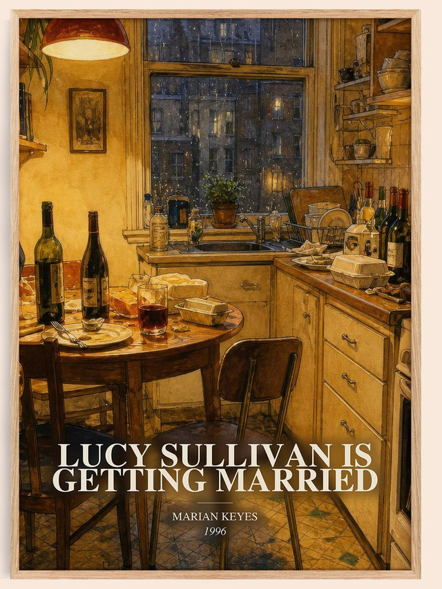 Lucy Sullivan Is Getting Married Book Watercolour Illustration – M.