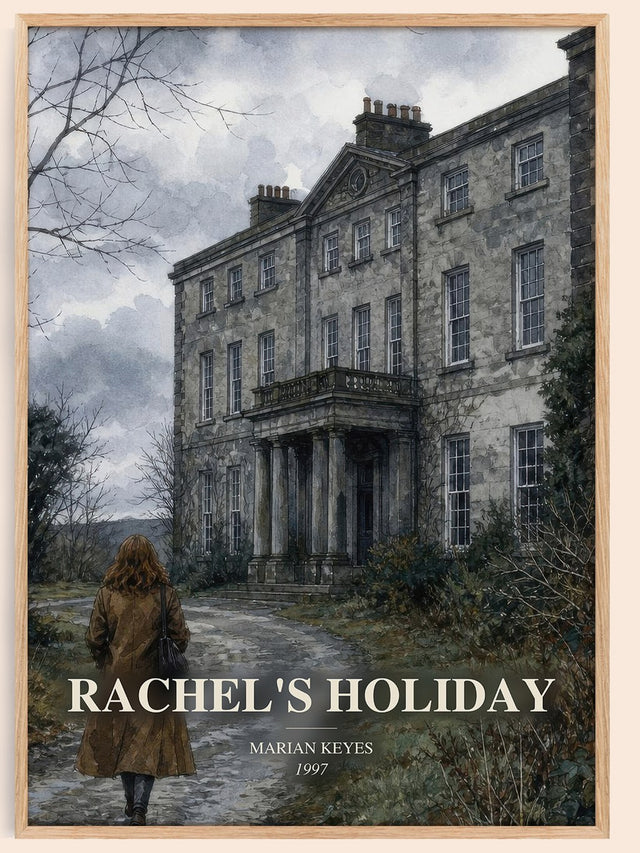 Rachel's Holiday Book Watercolour Illustration by Marian Keyes