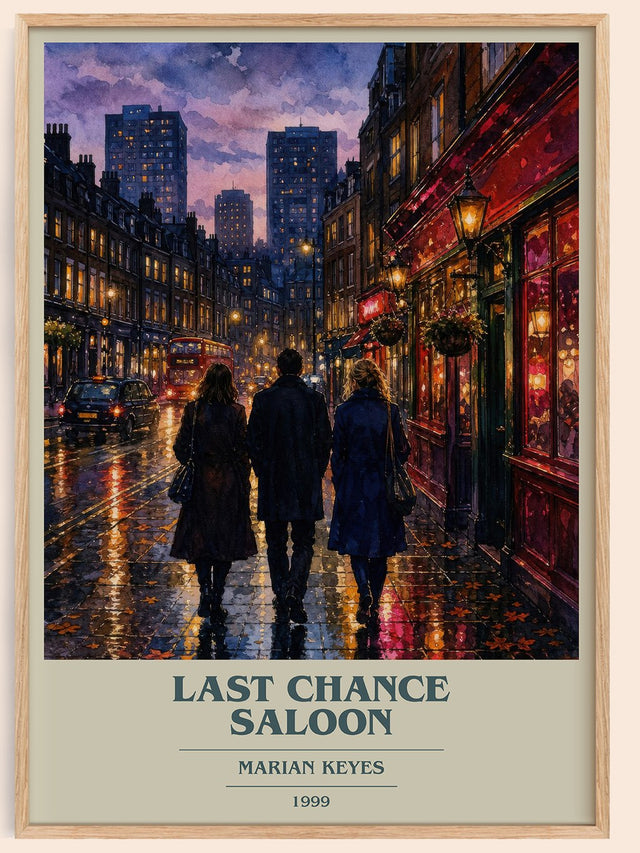 Last Chance Saloon Book Cover Poster by Marian Keyes