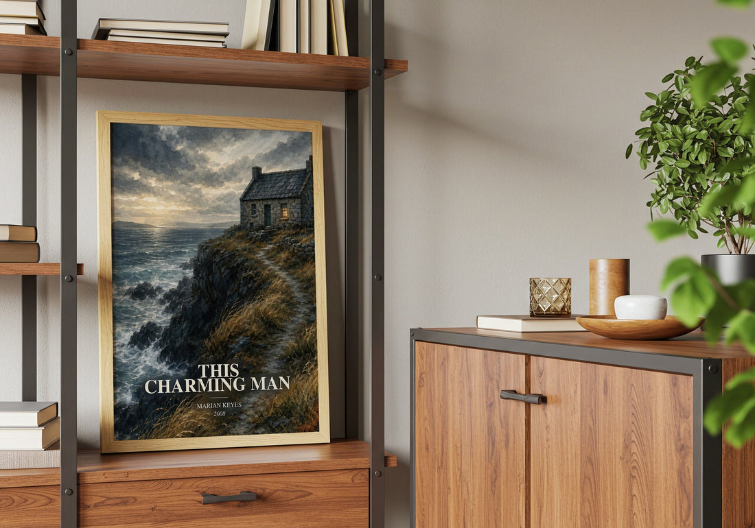 This Charming Man book watercolour illustration paper finish options – matte satin gloss
