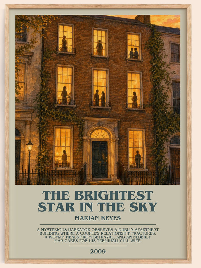 The Brightest Star in the Sky Bookish Wall Art by Marian Keyes