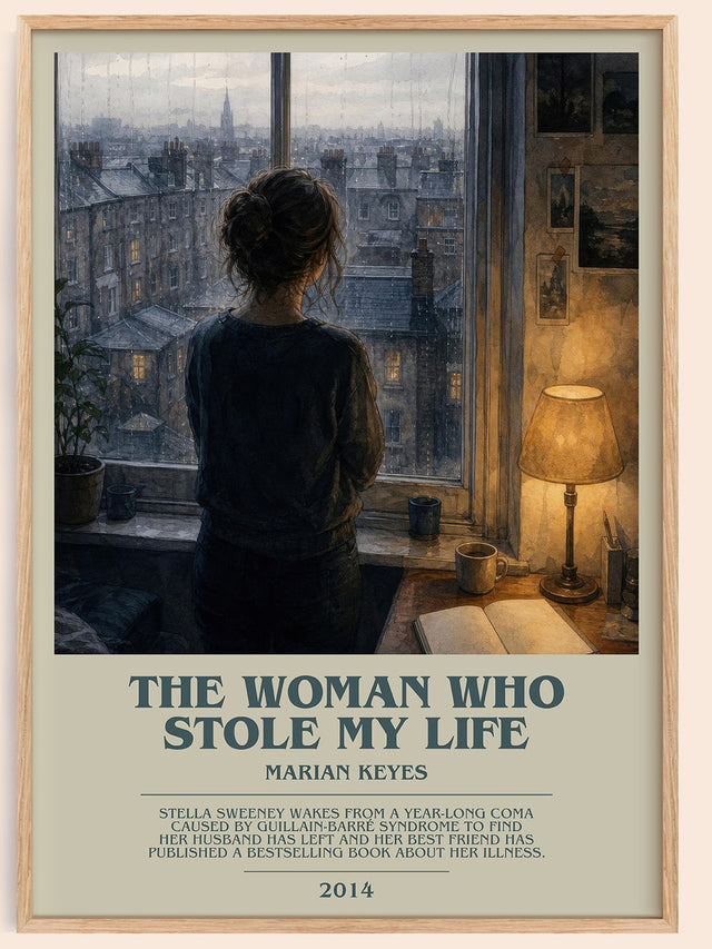 The Woman Who Stole My Life Bookish Wall Art by Marian Keyes