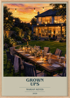 Grown Ups Book Cover Poster by Marian Keyes