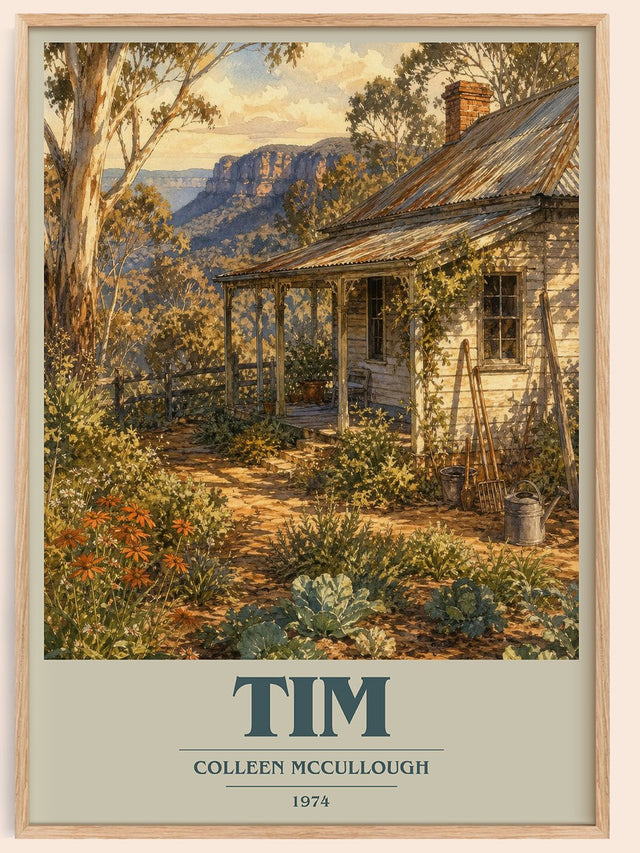 Tim Book Cover Poster by Colleen McCullough