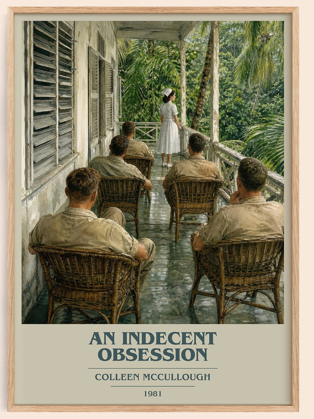 An Indecent Obsession Book Cover Poster by Colleen McCullough