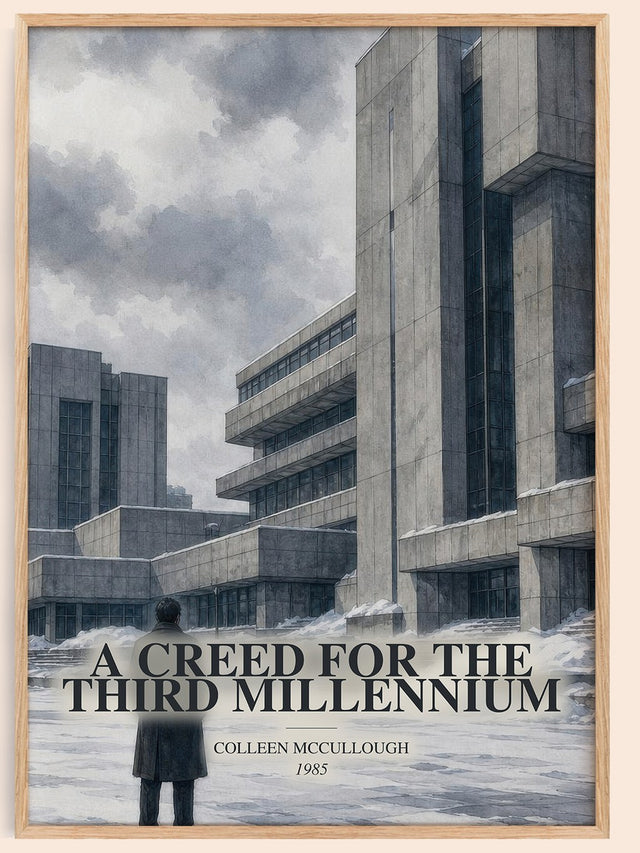 Creed for the Third Millennium Book Watercolour Illustration – C.