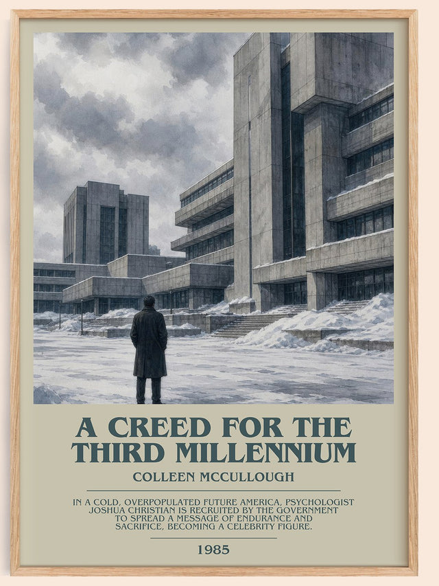 Creed for the Third Millennium Bookish Wall Art by Colleen McCullough