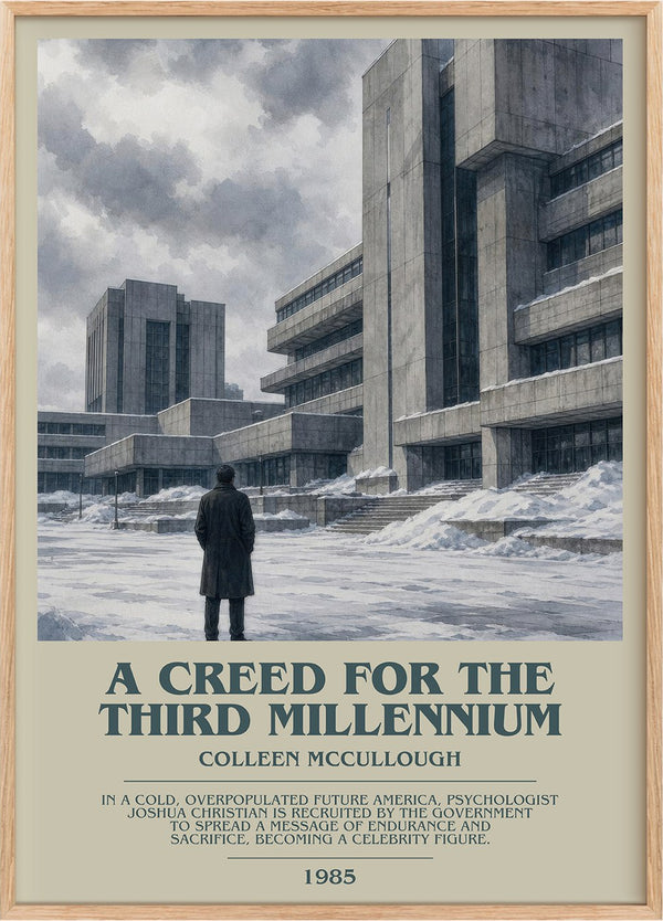 Creed for the Third Millennium Bookish Wall Art by Colleen McCullough