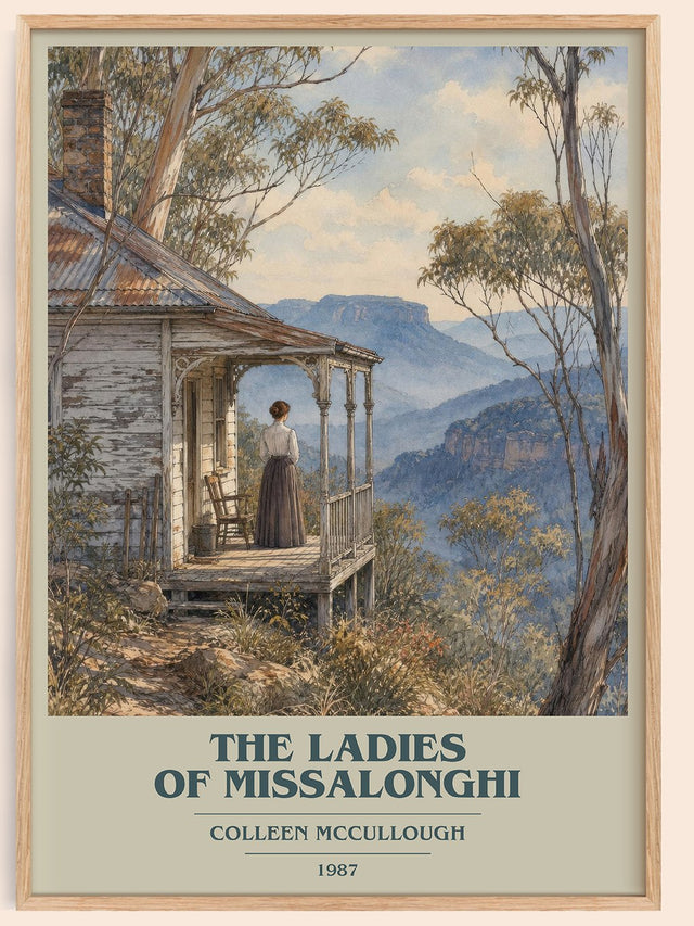 The Ladies of Missalonghi Book Cover Poster by Colleen McCullough