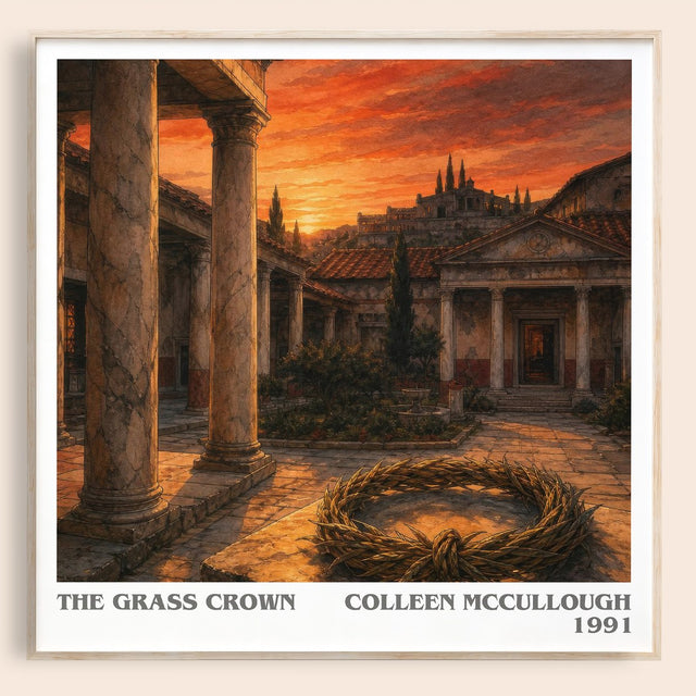The Grass Crown Literary Art Print by Colleen McCullough