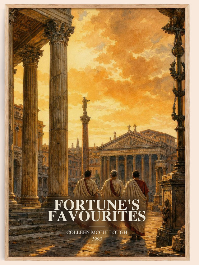 Fortune's Favourites Book Watercolour Illustration by C. McCullough
