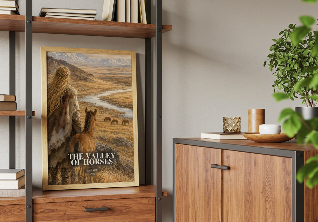 The Valley of Horses book watercolour illustration paper finish options – matte satin gloss