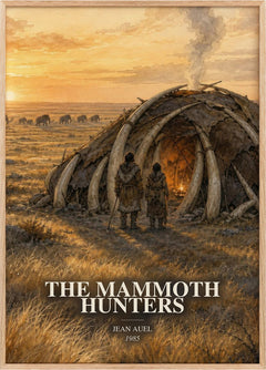 The Mammoth Hunters Book Watercolour Illustration by Jean Auel