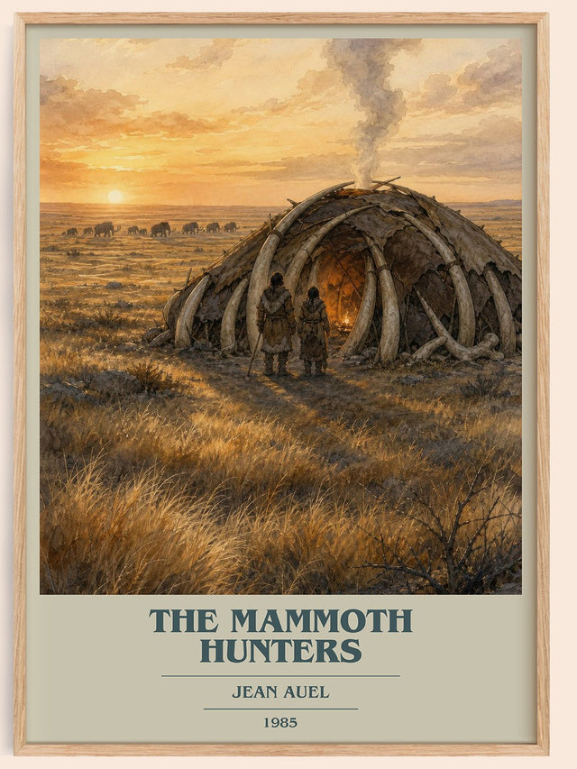 The Mammoth Hunters Book Cover Poster by Jean Auel