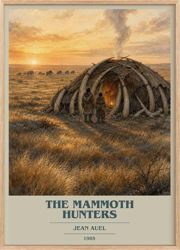 The Mammoth Hunters Book Cover Poster by Jean Auel