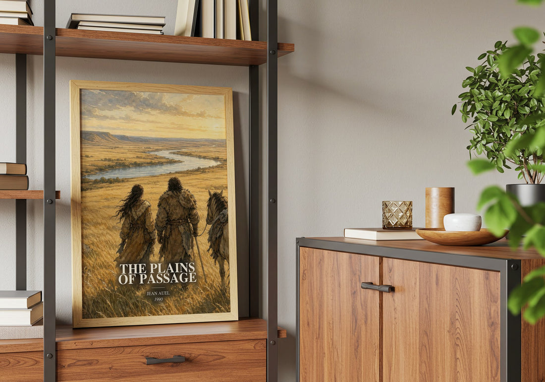 The Plains of Passage book watercolour illustration paper finish options – matte satin gloss