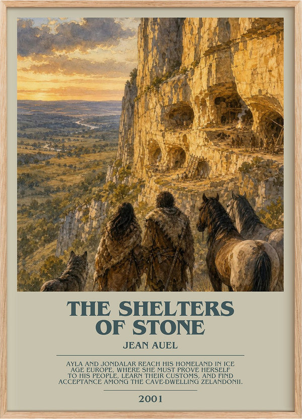 The Shelters of Stone Bookish Wall Art by Jean Auel