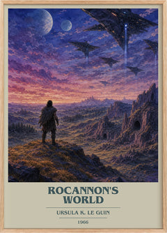 Rocannon's World Book Cover Poster by Ursula K. Le Guin