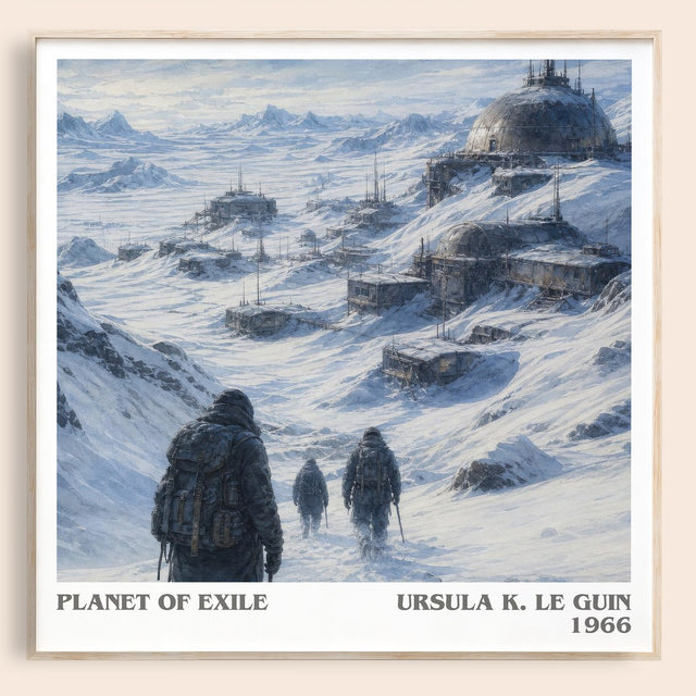 Planet of Exile Literary Art Print by Ursula K. Le Guin