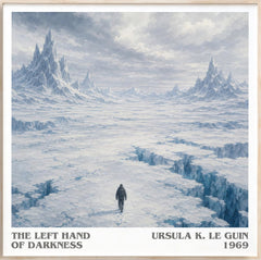 The Left Hand of Darkness Literary Art Print by Ursula K. Le Guin