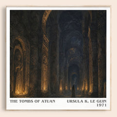 The Tombs of Atuan Literary Art Print by Ursula K. Le Guin