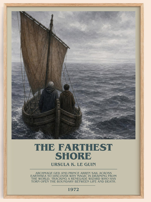 The Farthest Shore Bookish Wall Art by Ursula K. Le Guin