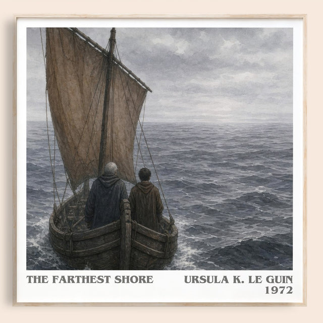 The Farthest Shore Literary Art Print by Ursula K. Le Guin