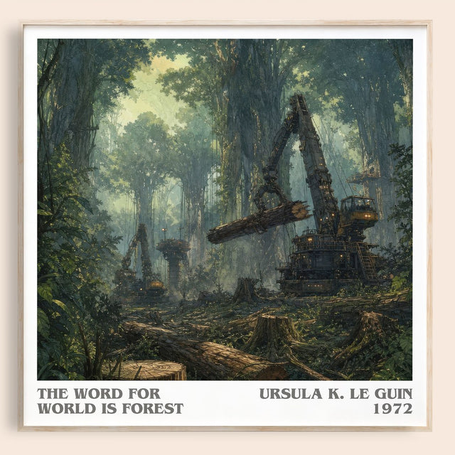The Word for World Is Forest Literary Art Print by Ursula K. Le Guin