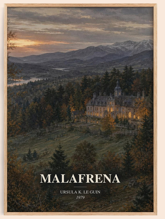 Malafrena Book Watercolour Illustration by Ursula K. Le Guin