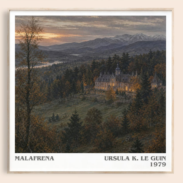 Malafrena Literary Art Print by Ursula K. Le Guin