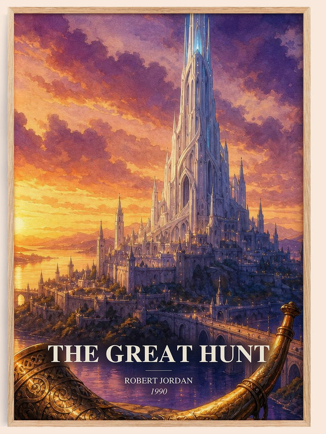 The Great Hunt Book Watercolour Illustration by Robert Jordan