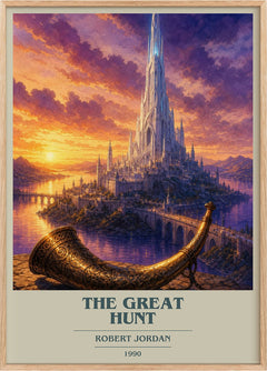 The Great Hunt Book Cover Poster by Robert Jordan