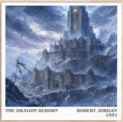 The Dragon Reborn Literary Art Print by Robert Jordan