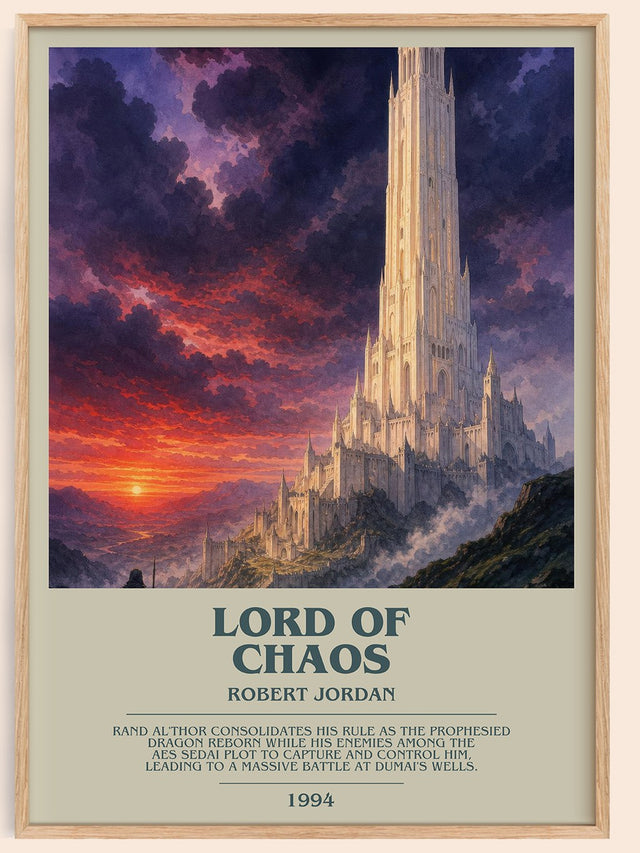 Lord of Chaos Bookish Wall Art by Robert Jordan