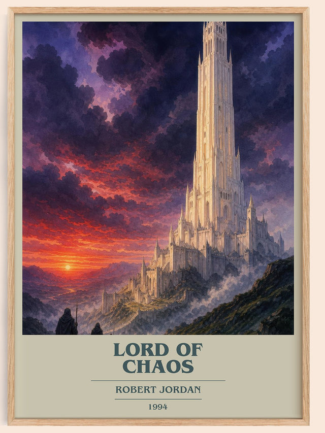 Lord of Chaos Book Cover Poster by Robert Jordan